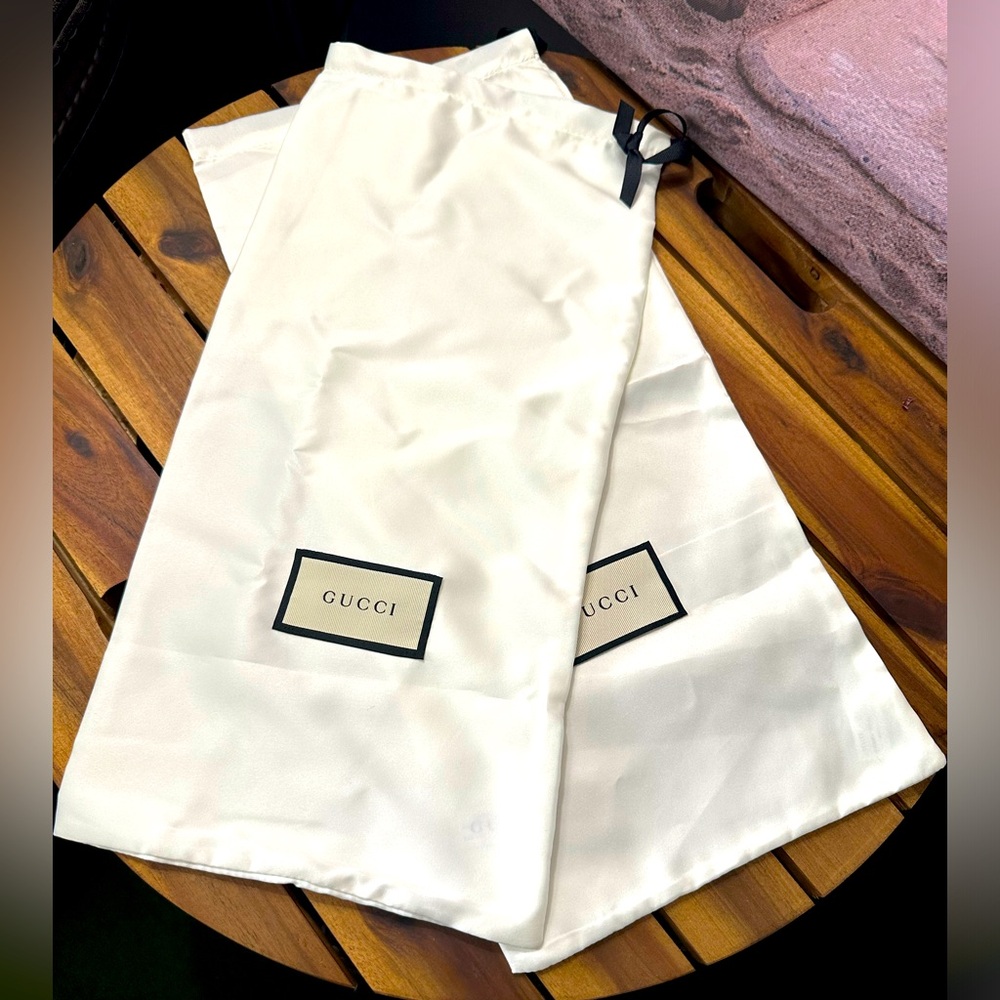 Gucci Satin Dust Bags x 2